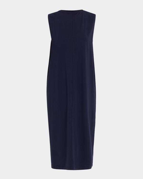 eileen fisher stretch jersey shift dress Organic Cotton Womens dresses