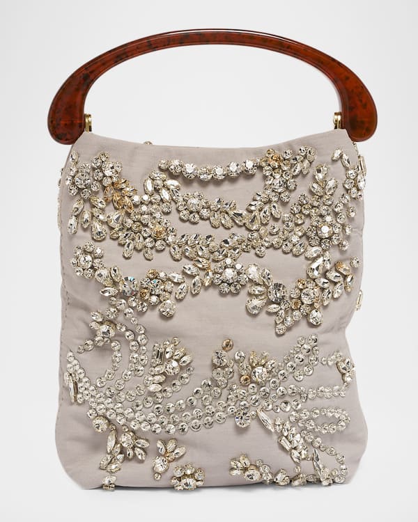 Dries Van Noten Sequin-Embellished Jacquard Mini Crossbody Bag