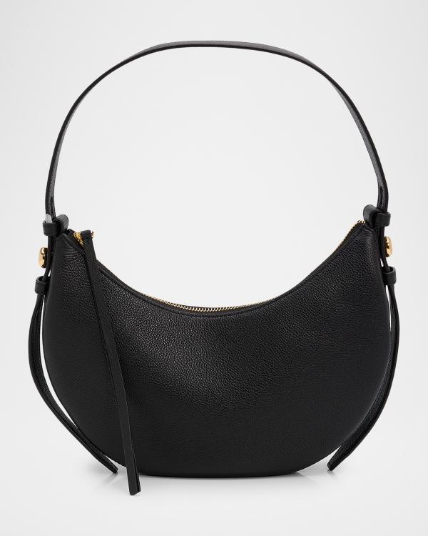 Cult Gaia Zoella Ruffle Leather Shoulder Bag | Neiman Marcus