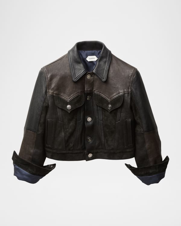 Jacquemus The Tore Leather Jacket | Neiman Marcus