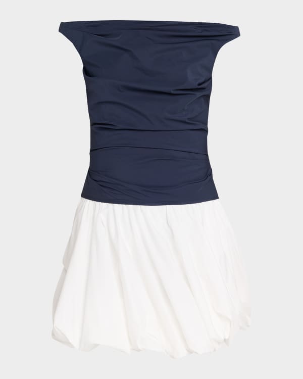 knee length dresses for ladies Heart Shaped Mini Dress Porcelain