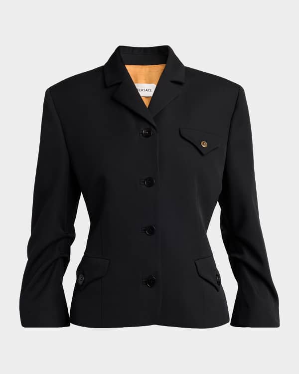 Versace Greca Border Track Jacket | Neiman Marcus
