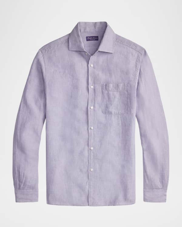 Ralph Lauren Purple Label Men's Chino Twill Casual Button-Down