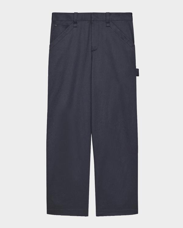 Helmut Lang Men's Zip Double-Pleated Trousers | Neiman Marcus
