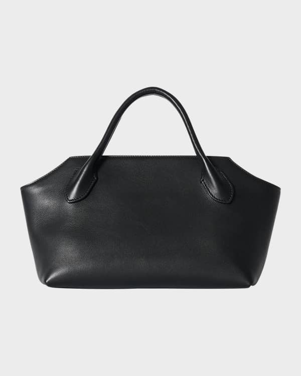 p*e様 THE ROW SALLY スモールバッグ ブラック THE ROW Sally Top-Handle Bag in Supple Leather | Neiman Marcus