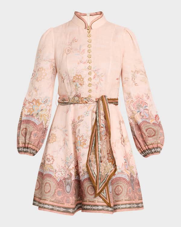Zimmermann Coco Lace Tunic Mini Dress | Neiman Marcus