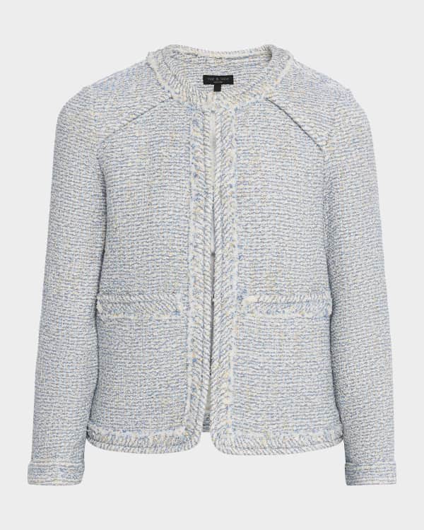 FRAME The Tweed Fringe Jacket | Neiman Marcus