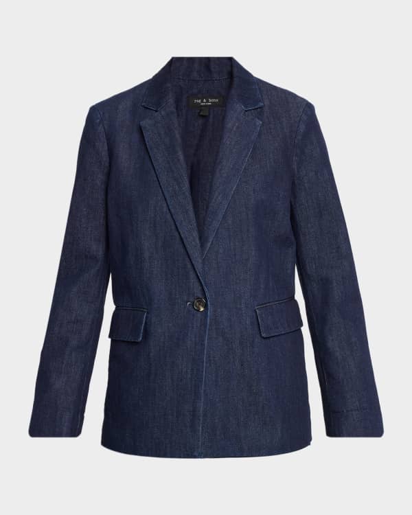 Majestic Filatures Single-Button Double Faced Blazer | Neiman Marcus