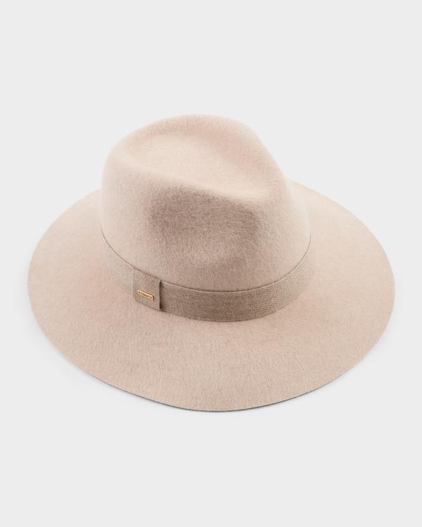 Eugenia Kim Harlowe Wool Fedora Hat w/ crystal Mesh Band Harlowe Crystal Mesh Fedora – Eugenia Kim main image 4