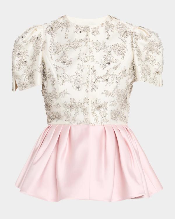 Cinq à Sept Rowena Blooming Linework Top | Neiman Marcus