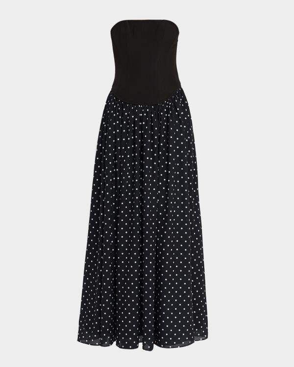 chinese dress ladies Slouch waist crinkled dress black – TOTEME main image 0