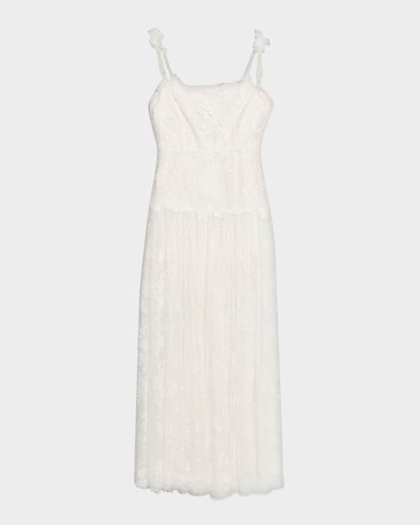 Kobi Halperin Fontana Belted Faux Leather Midi Dress | Neiman Marcus