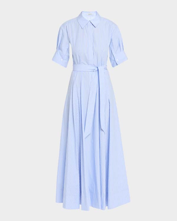 amanda cotton midi shirt dress Frances Valentine Amanda Cotton Poplin Shirtdress