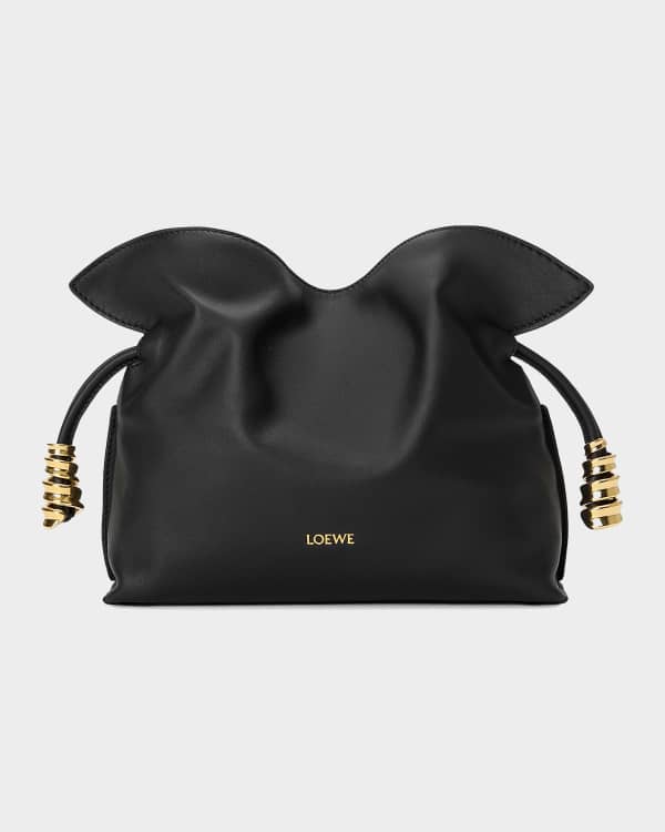 Loewe x Suna Fujita Flamenco Mini Hamster Clutch Bag in Leather