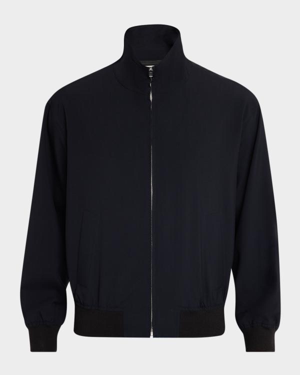 FRAME Men's Wool Double-Face Shirt Jacket | Neiman Marcus