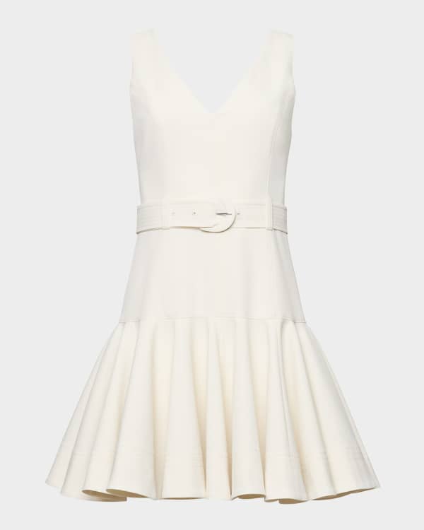 CHARO RUIZ IBIZA Cusia Smocked Drop-Waist Mini Dress | Neiman Marcus