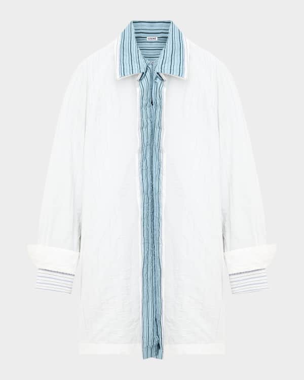 Dries Van Noten Huresta Asymmetric Draped Blouse | Neiman Marcus