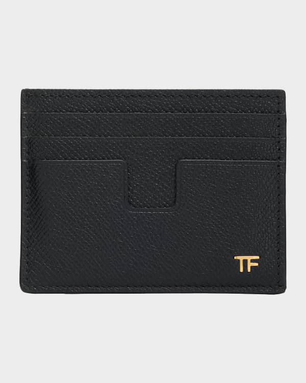 TOM FORD Men's Exotic Line Croc-Embossed Leather Card Case