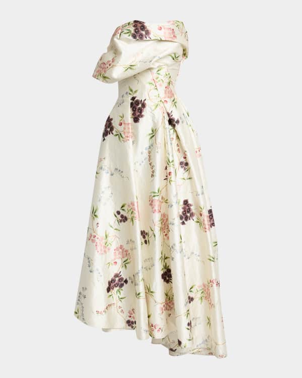 erdem fit and flare dress Floral Cutwork Flared Midi Dress main image 0