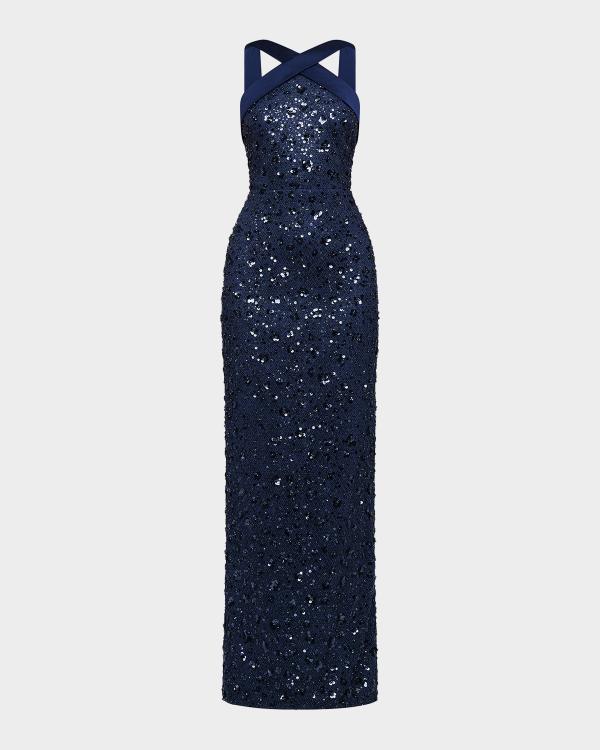 neiman marcus petite formal dresses Chiara Boni La Robe Desis Strapless Sequin Column Gown Collection:WK212025REPEAT