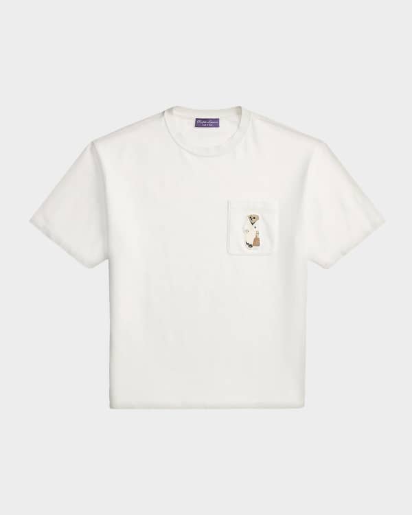 Ralph Lauren Purple Label Men's Coastal-Print Camp Shirt | Neiman