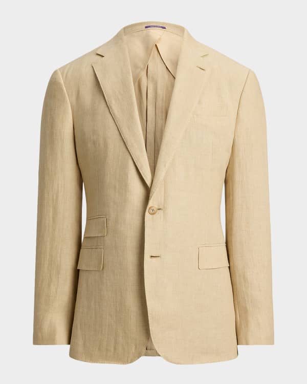 支給品　イタリア代表　フルジップ　ジャケット　ルネサンスモデル　サイズL Ralph Lauren Purple Label Men's Hadley Two-Button Notch Lapel