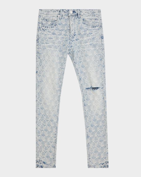 Ksubi Men's Van Winkle Graffiti Print Skinny Jeans | Neiman Marcus