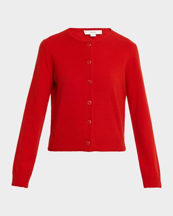 Vince Metallic Knit Cardigan | Neiman Marcus