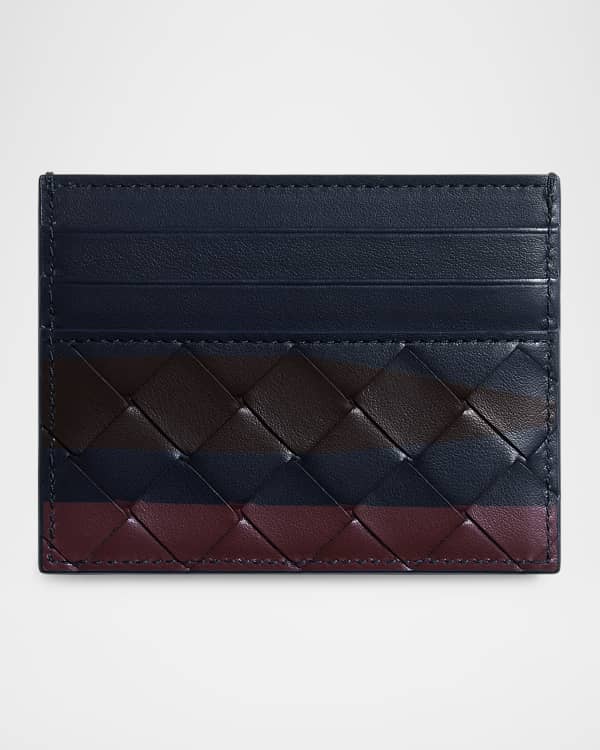 Bottega Veneta Men's Intrecciato Leather Card Case | Neiman Marcus