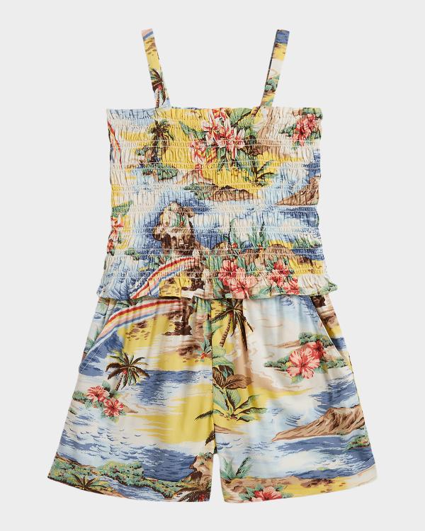 Konges Slojd Minnie Floral Cotton One-Piece Coverall, Size Preemie