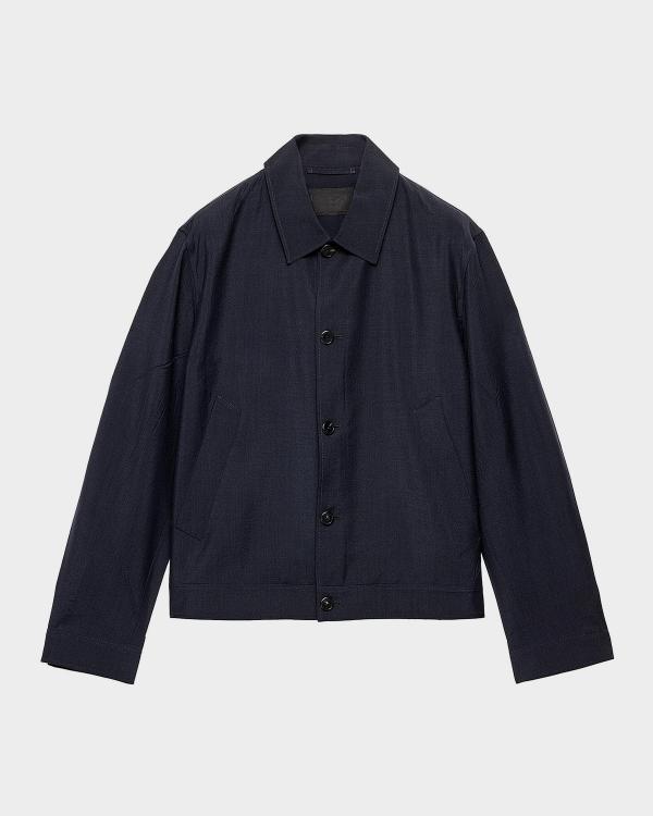Prada Men's Archive Poplin Jacket | Neiman Marcus