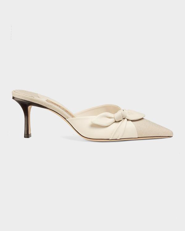Jimmy Choo Bing Crystal Clear Mule Pumps | Neiman Marcus