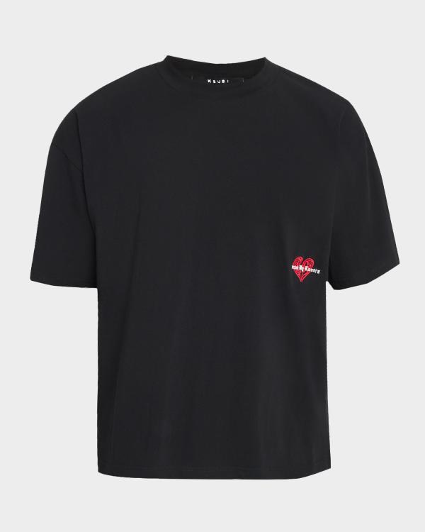 Diesel Men's T-Shirt with Embroidered D Patch | Neiman Marcus