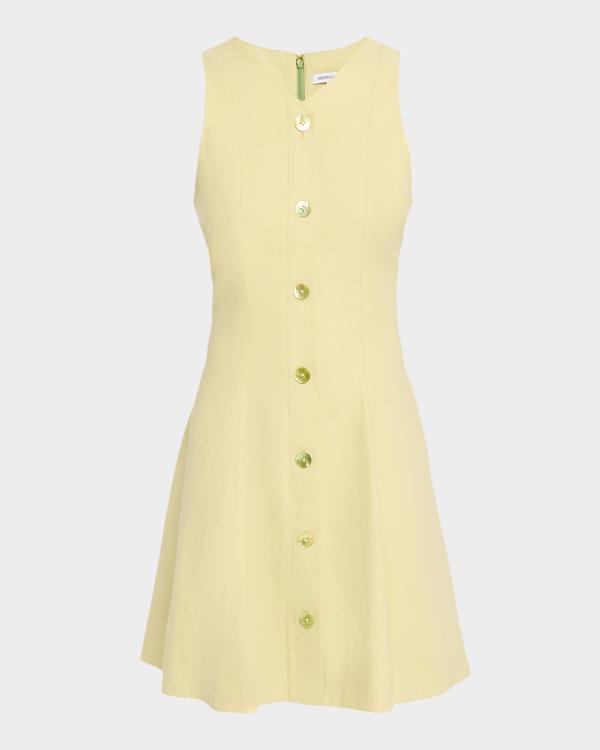 veronica beard ruben cotton midi dress Veronica Beard Ruben Midi Dress in Pebble Stone