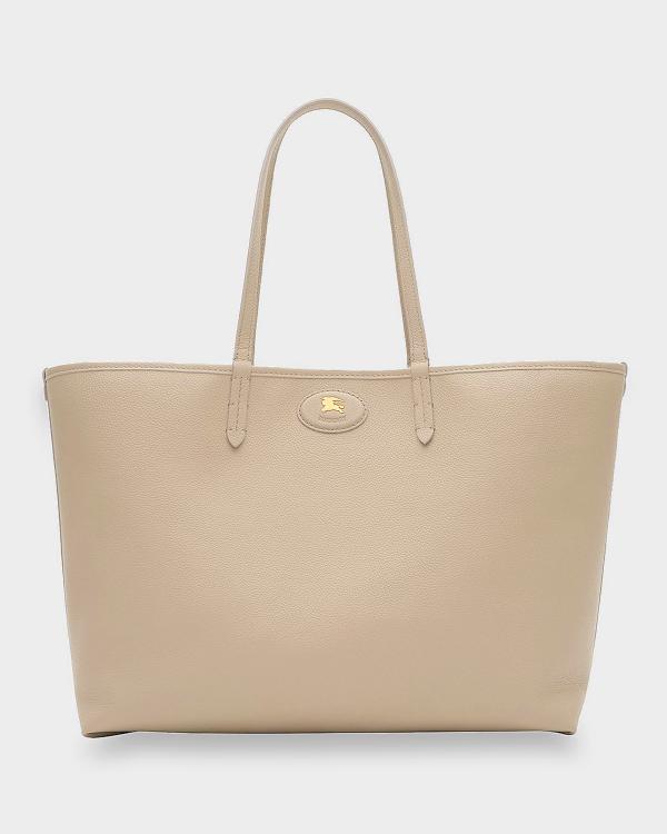 Burberry Medium Check Zip Tote Bag | Neiman Marcus