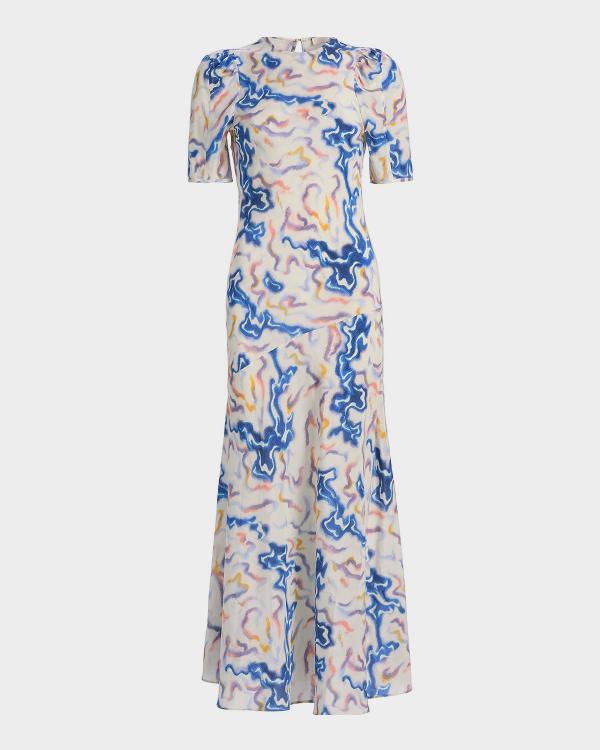 amaya floral long sleeve dress ulla johnson Amaya Floral Long Sleeve Dress (Women)