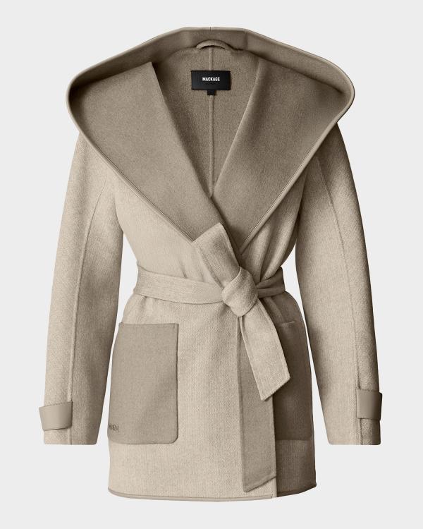Kobi Halperin Yael Shawl-Collar Wrap Coat | Neiman Marcus