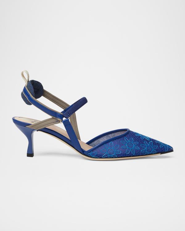 Fendi Colibri 55mm Slingback Pumps | Neiman Marcus