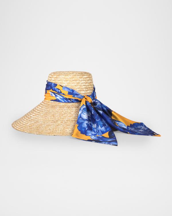 Helen Kaminski Classic 5 Raffia Sun Hat | Neiman Marcus