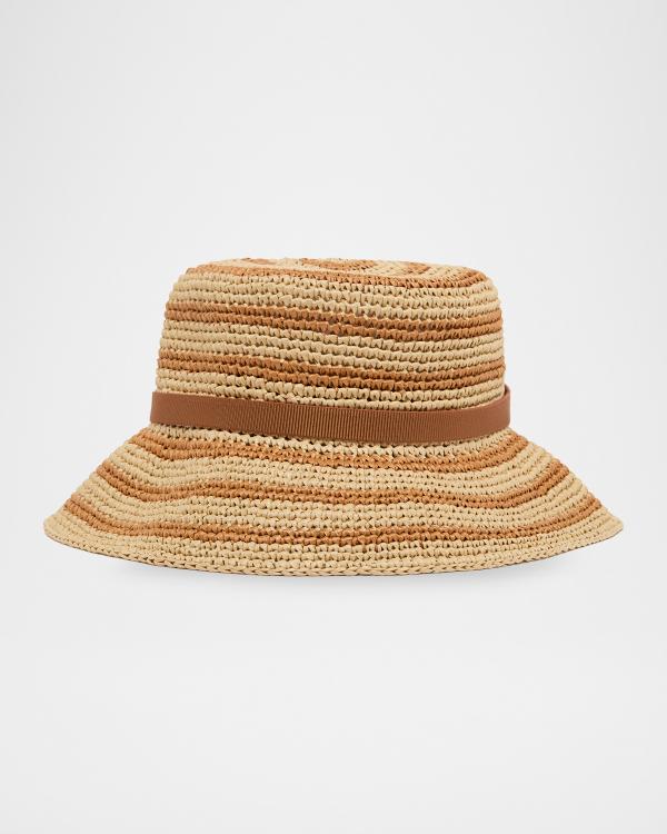 LOEWE x Paula's Ibiza Anagram Bucket Hat | Neiman Marcus