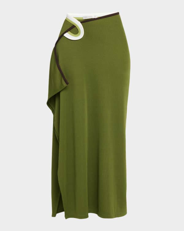 chinese dress ladies Christopher Esber Serpentine Stoned Maxi