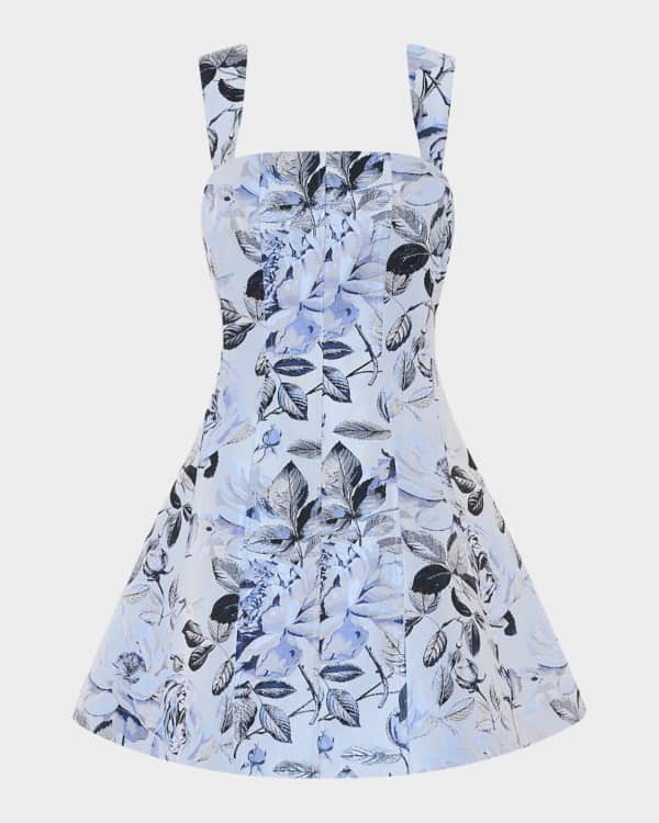 milly 3d floral lace dress Daisy Square Neck Fit & Flare Mini Dress • Shop American Threads Pink / M main image 0