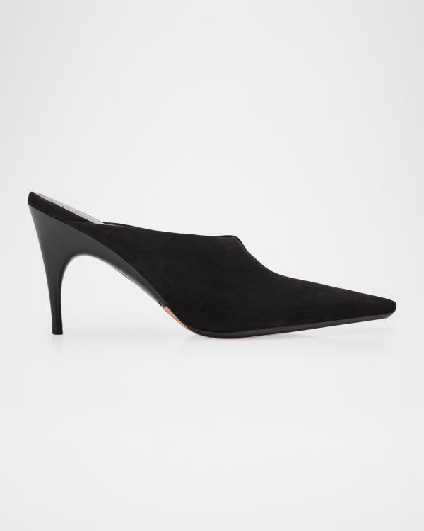 Jacquemus Cubisto 70MM Leather Mules | Neiman Marcus