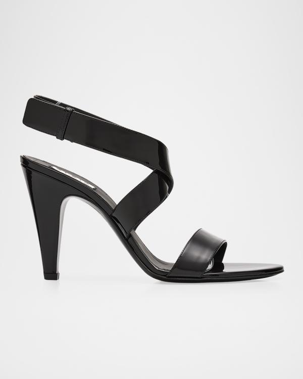 ALAÏA Raffia Wedge Thong Sandals | Neiman Marcus