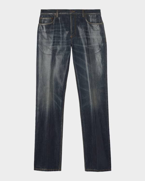 Prada Men's Relaxed-Leg Denim Jeans | Neiman Marcus
