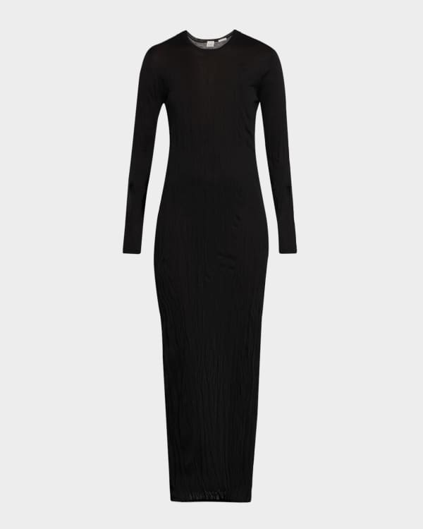 Toccin Jocelyn Satin Tie-Front Maxi Dress | Neiman Marcus