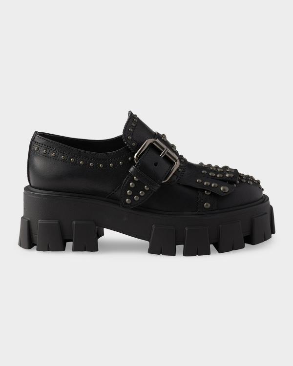 Prada Shuffle Patent Leather Loafers | Neiman Marcus