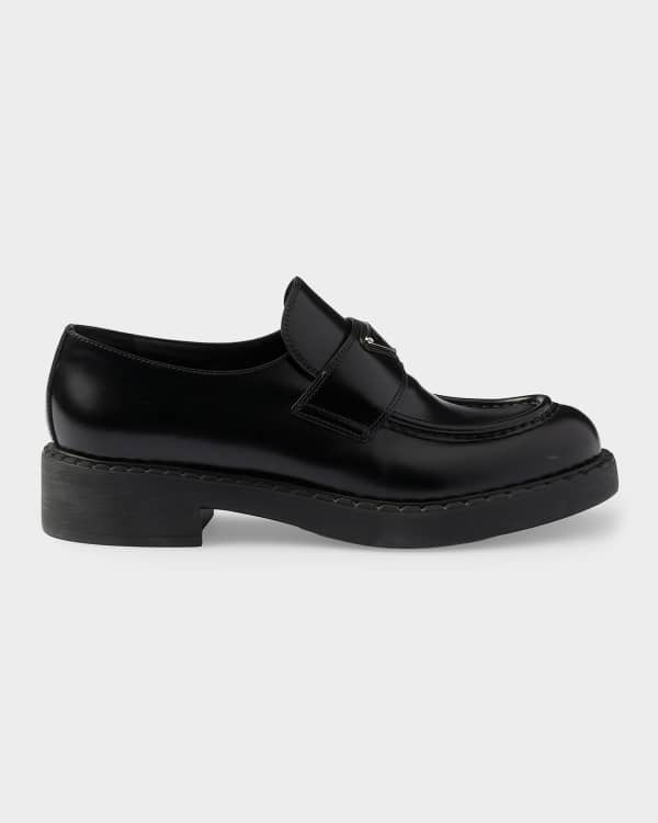 Prada Shuffle Patent Leather Loafers | Neiman Marcus