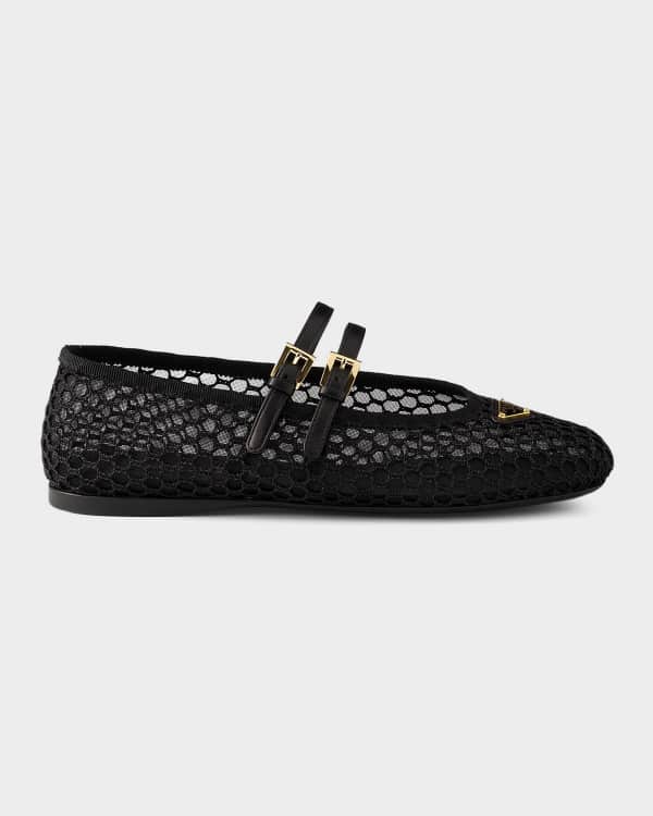Loro Piana Rebecca Calfskin Ballerina Flats | Neiman Marcus