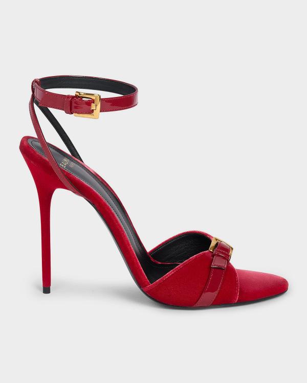 Balmain B It Quilted Leather Slide Sandals | Neiman Marcus